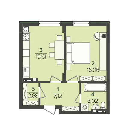 Продажа 2к Квартира 58.12 кв.м ЖК Falcon City Львов