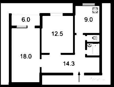 Продаж Квартира 2-кімнатна, 1/10 поверх на Зоологічна вул., д. 6 Kiev
