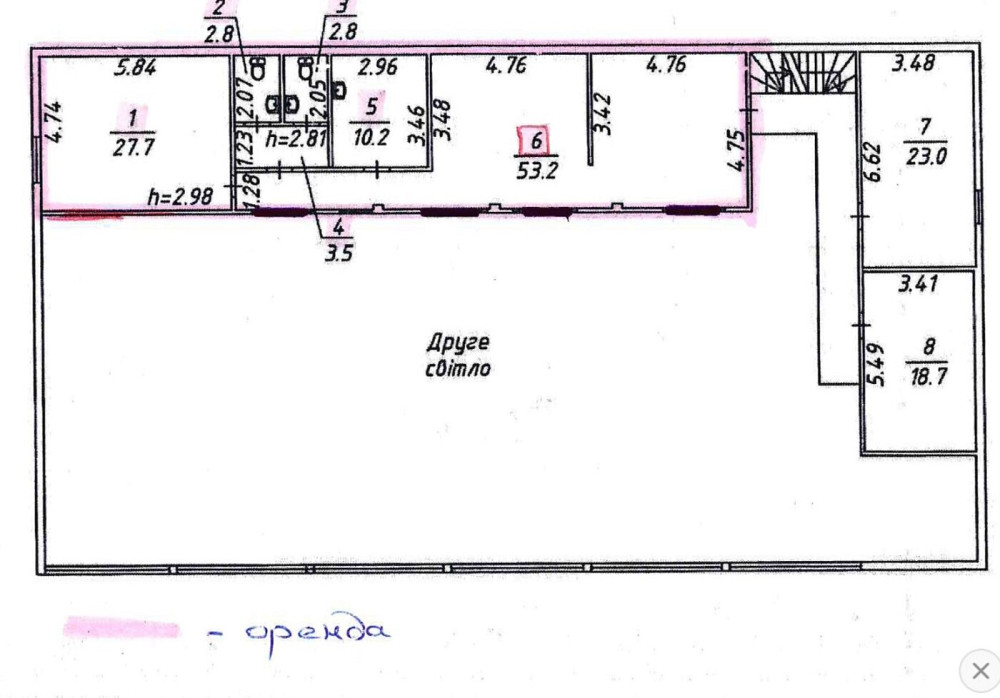 Оренда офісне приміщення на улица Малинская, д.20 приміщень - 3, поверх - 2/2 Киев - изображение 16