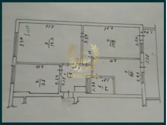 Продам 3-х кімнату квартиру35 км від Києва 