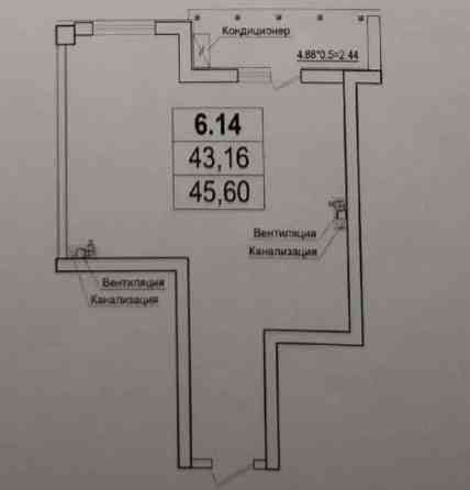 Продаж Квартира 1-кімнатна, 6/12 поверх на Куликовский 2 пер., 2а Одеса