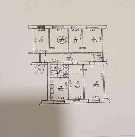 Продаж Квартира 1-кімнатна, 4/5 поверх на вул. 23 Августа Харьков