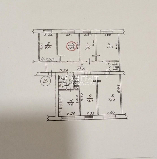 Продаж Квартира 1-кімнатна, 4/5 поверх на вул. 23 Августа Харків - фото 3