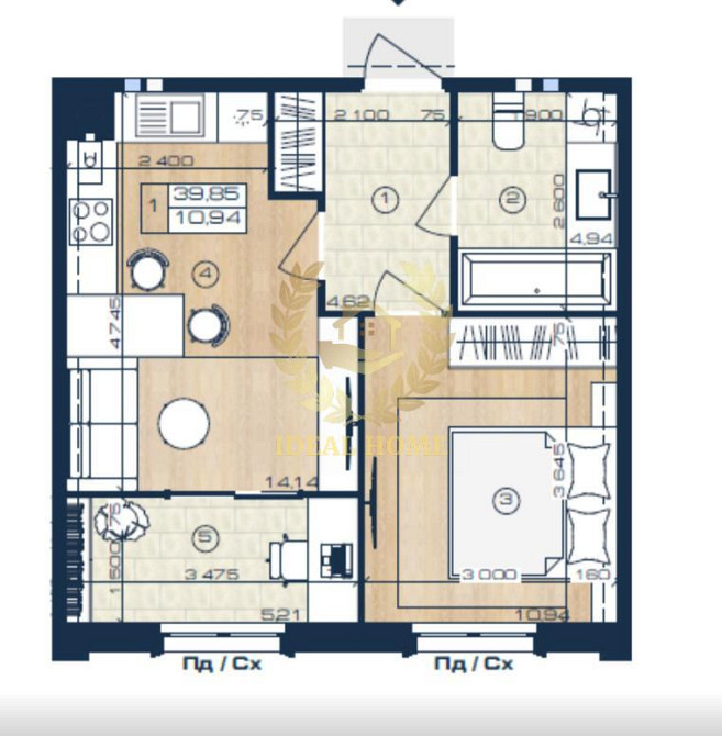 Продаж 1к квартири комфорт класу в ЖК" Оксфорд" у Чайках Чайки (Богуславський район) - фото 16