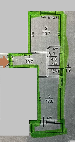 Однокомнатная в новострое на Таирова Одеса - фото 4