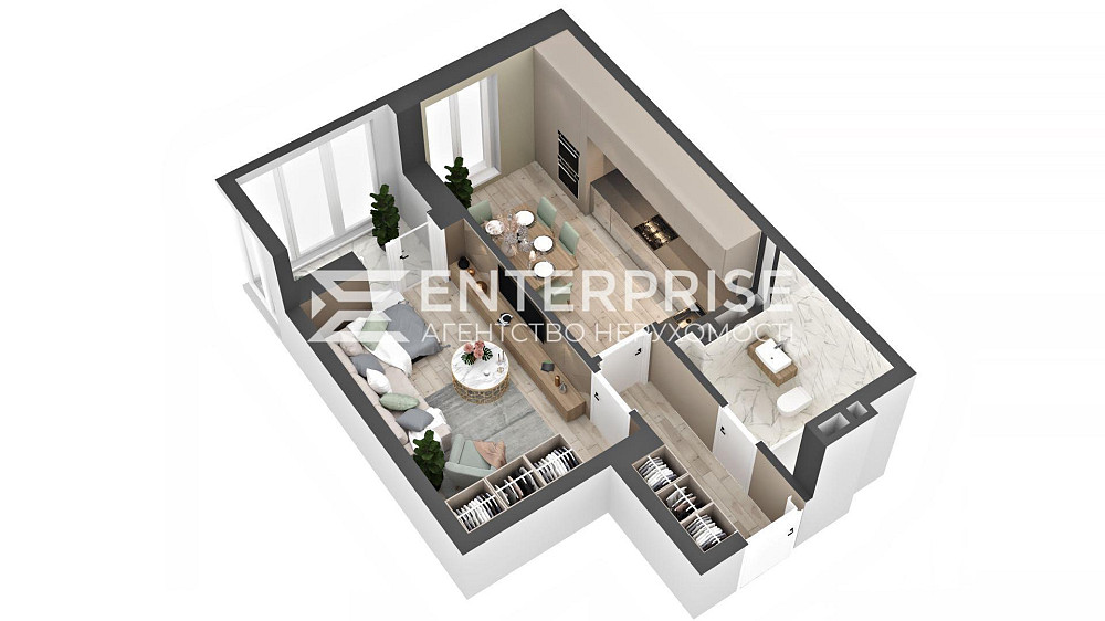 Продаж 1к Квартира 47 кв.м Мокра вул. Киев - изображение 3