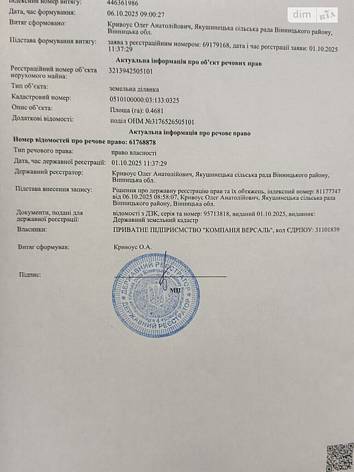 Продаж земельної ділянки 46 соток Vinnytsya - photo 2