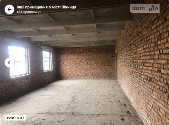 Оренда торгове приміщення на Черняховського поверх - 1/1 Vinnytsya