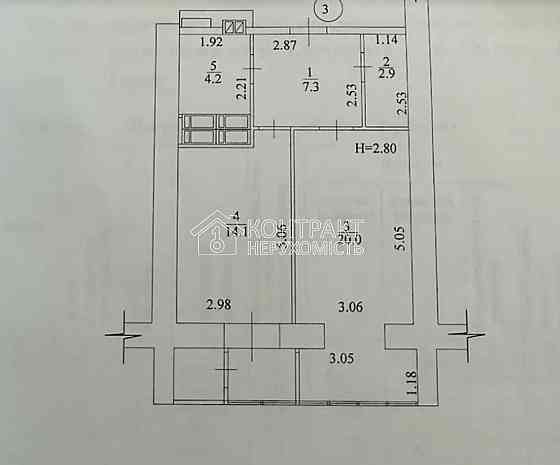 Продаж Квартира 1-кімнатна, 2/15 поверх на вул. Клочківська Kharkiv