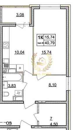 Продаж Квартира 1-кімнатна на Озерная ул., 1 