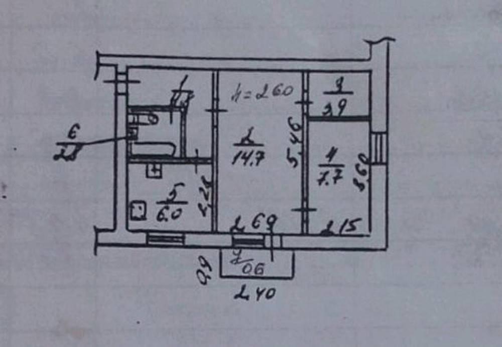 Продаж Квартира 2-кімнатна, 2/2 поверх на Магдалиновская ул., 4 Dnipro - photo 12