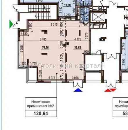 Оренда приміщення вільного призначення на Родини Крістерів вул., 14 приміщень - 1, поверх - 1/24 Киев