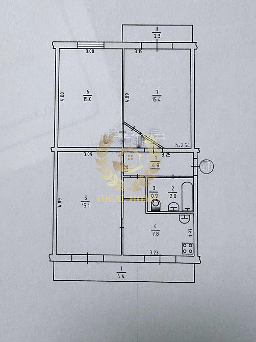 Продаж Квартира 3-кімнатна на Зодчих ул., 50А Київ - фото 14