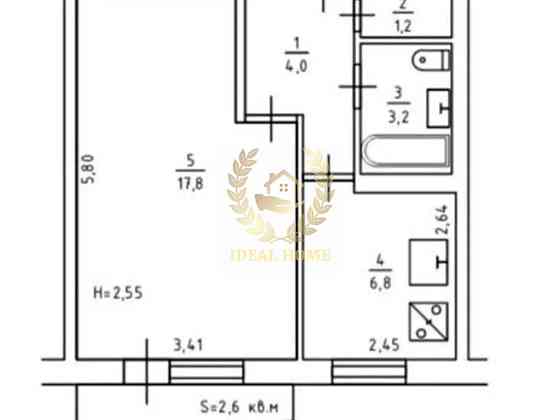 Продаж Квартира 1-кімнатна, 9/9 поверх на Гусовского ул., 2 Киев