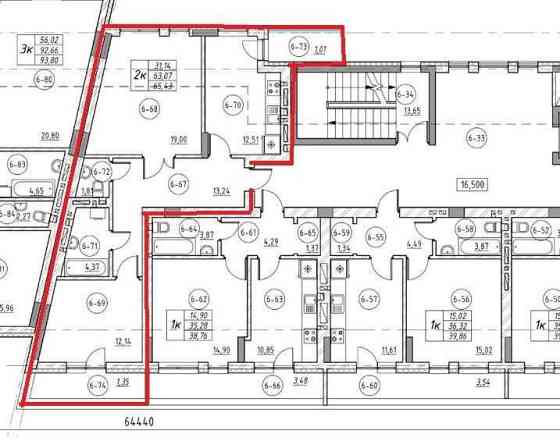 Продаж Квартира 2-кімнатна, 7/8 поверх Львів