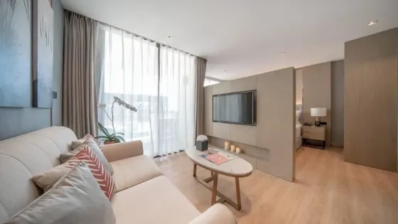 Квартира за границей 71 кв.м 1 комн. 7-й этаж г. Измир, на Тайланд район Пхукет, пляж равай Измир