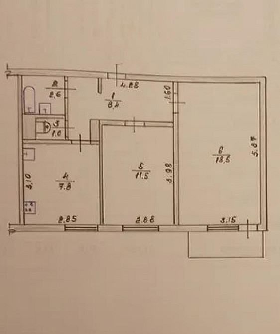 Продаж Квартира 2-кімнатна, 9/9 поверх на вул. Київська Житомир - фото 1