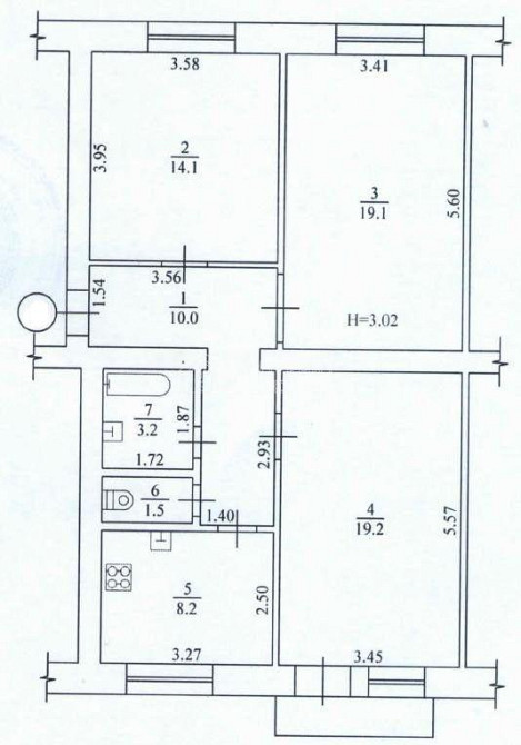 Продаж Квартира 3-кімнатна, 4/5 поверх на вул. Трускавецька Харків - фото 9