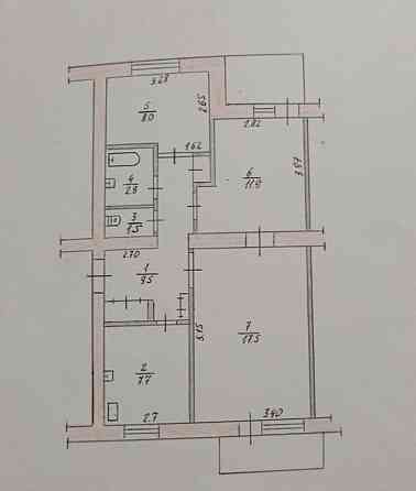 Продаж 3к Квартира 62 кв.м Самойловича Zhytomyr