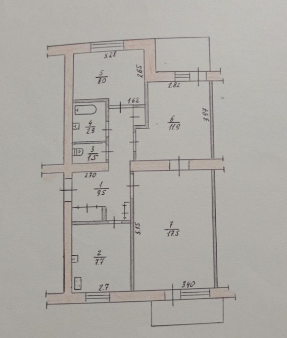 Продаж 3к Квартира 62 кв.м Самойловича Zhytomyr - photo 1
