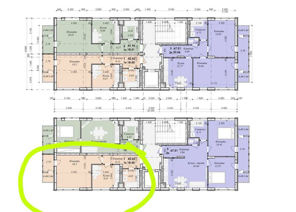 Продаж Квартира 1-кімнатна, 14/16 поверх на Підволочиське шосе Тернопіль - фото 9