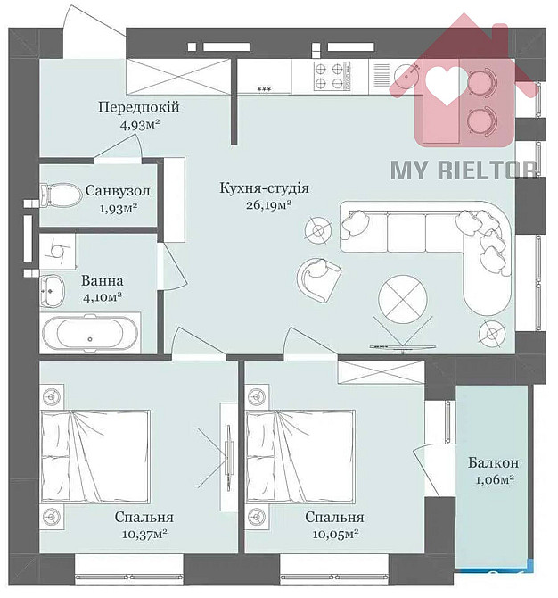 Продаж квартири у ЖК West Towers! Ужгород - фото 3