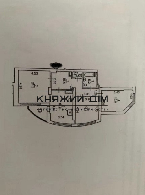 Продаж 3-кімнатної квартири без меблів та техніки, метро Позняки. № 21145550 Київ - фото 17