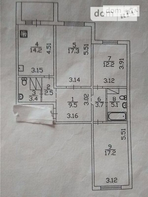 Оренда Квартира 3-кімнатна, 2/22 поверх на пр. Петра Григоренко, 16 Київ - фото 2
