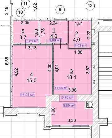 Продаж 1к Квартира 45 кв.м Домбровського 3-д Zhytomyr