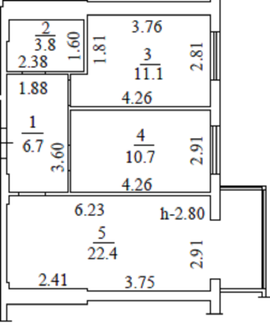 2-к квартира в новом доме на Черемушках Одесса - изображение 8