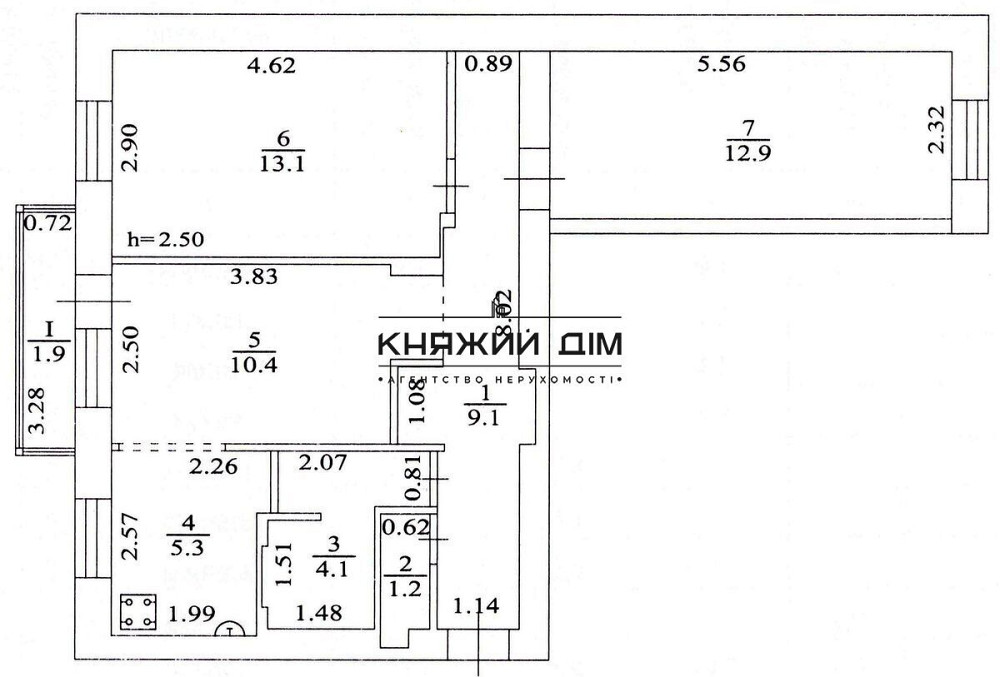 Продаж 3-кімнатної квартири з ремонтом на Виноградарі. № 21146536 Київ - фото 15