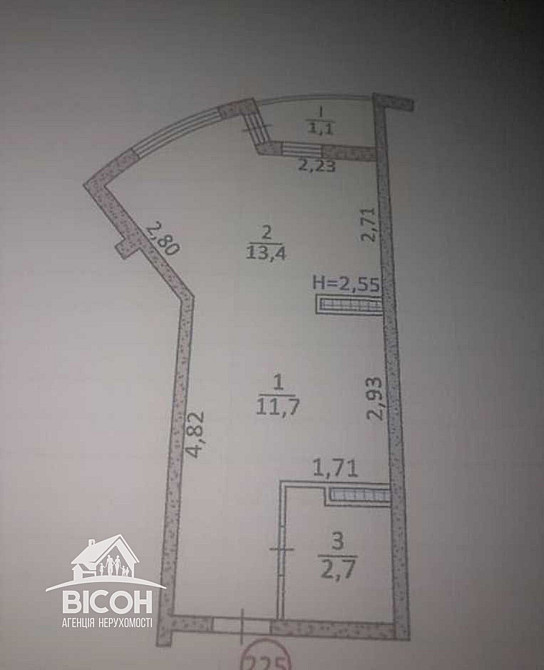 Продаж 1х-кімнатної квартири-студії по вул. Київська Тернопіль - фото 3