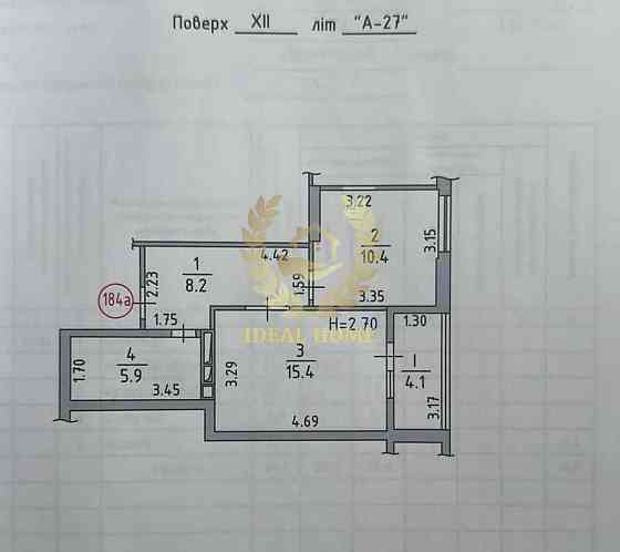 Продаж Квартира 1-кімнатна на Светлая ул., 3 Київ