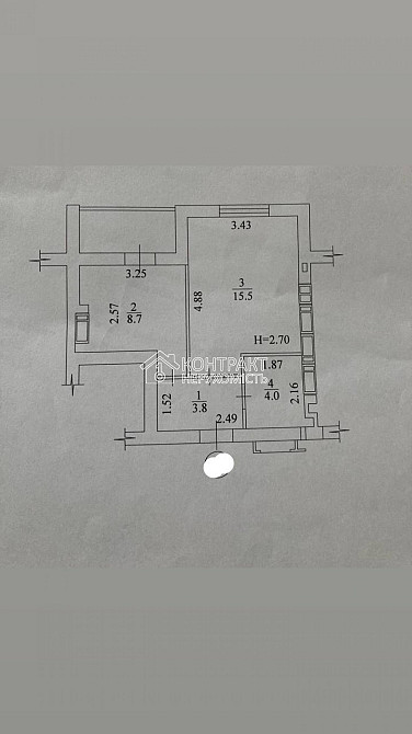 Продаж Квартира 1-кімнатна, 8/9 поверх на вул. Борткевича Харків - фото 4