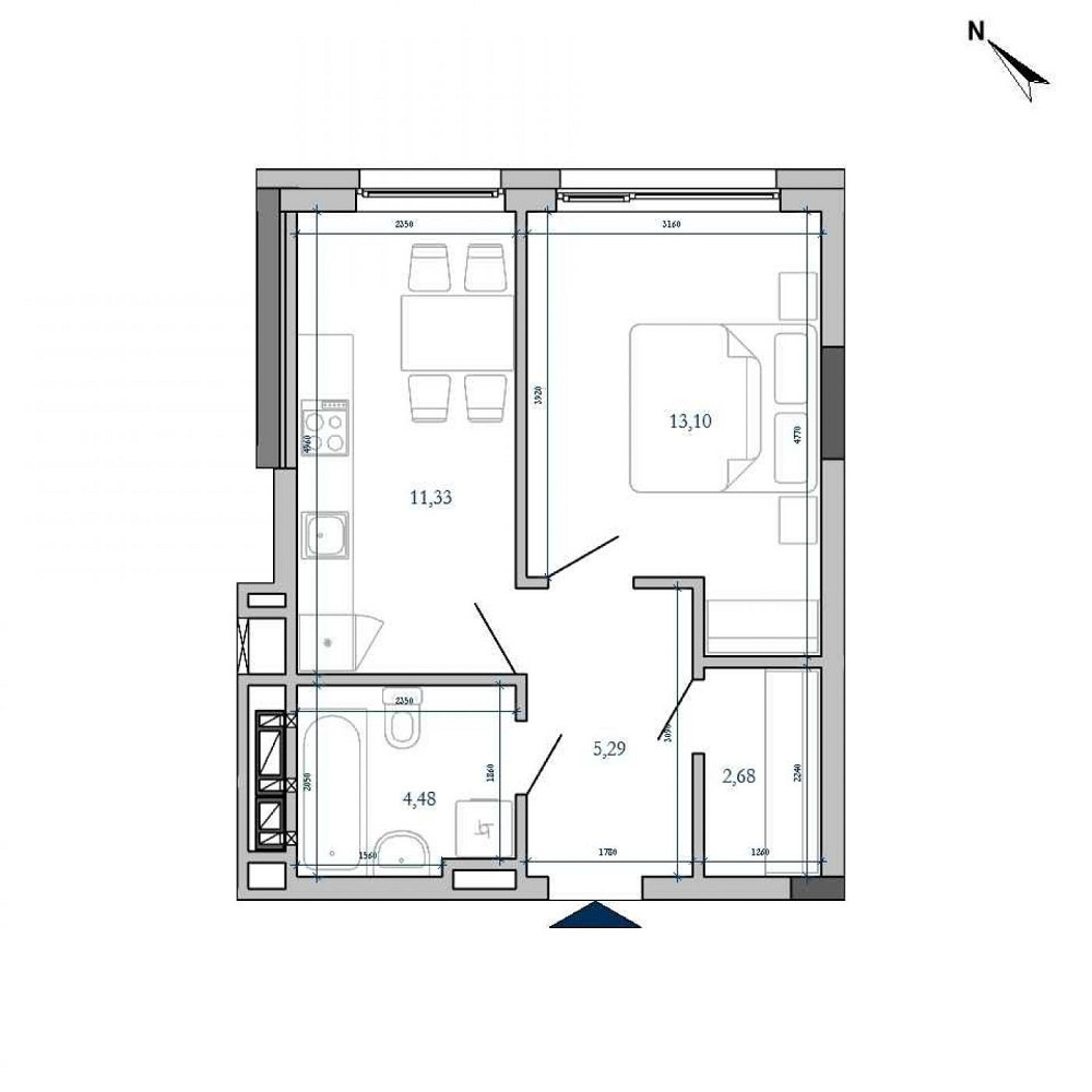 Продаж 1к квартири 36.88 кв. м Львів - фото 6