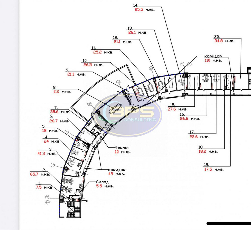 Оренда офісне приміщення на вул. Маразліївська поверх - 2/4 Odessa - photo 13