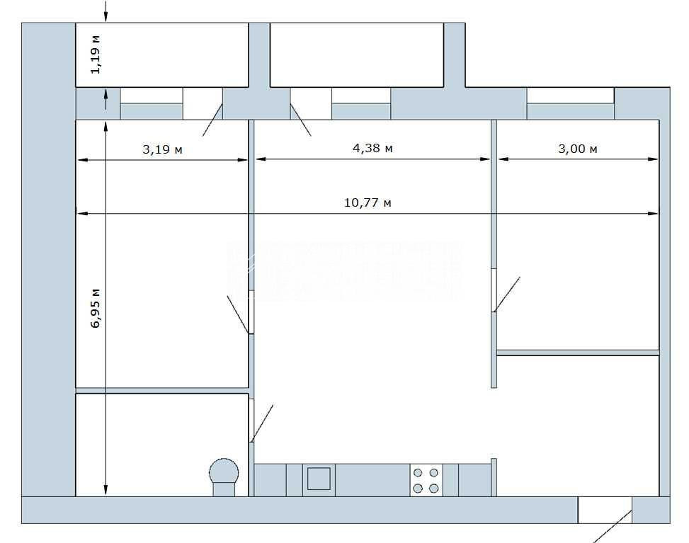 Продаж офісне приміщення на вул. Василя Стуса приміщень - 2, поверх - 2/10 Харьков - изображение 11