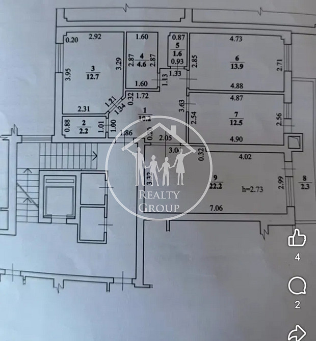 Продаж Квартира 3-кімнатна, 4/10 поверх на Зелена, 115Г L'viv - photo 1