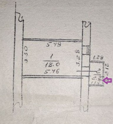 Продаж Квартира 1-кімнатна, 1/2 поверх на Ришельевская улица Одеса - фото 1