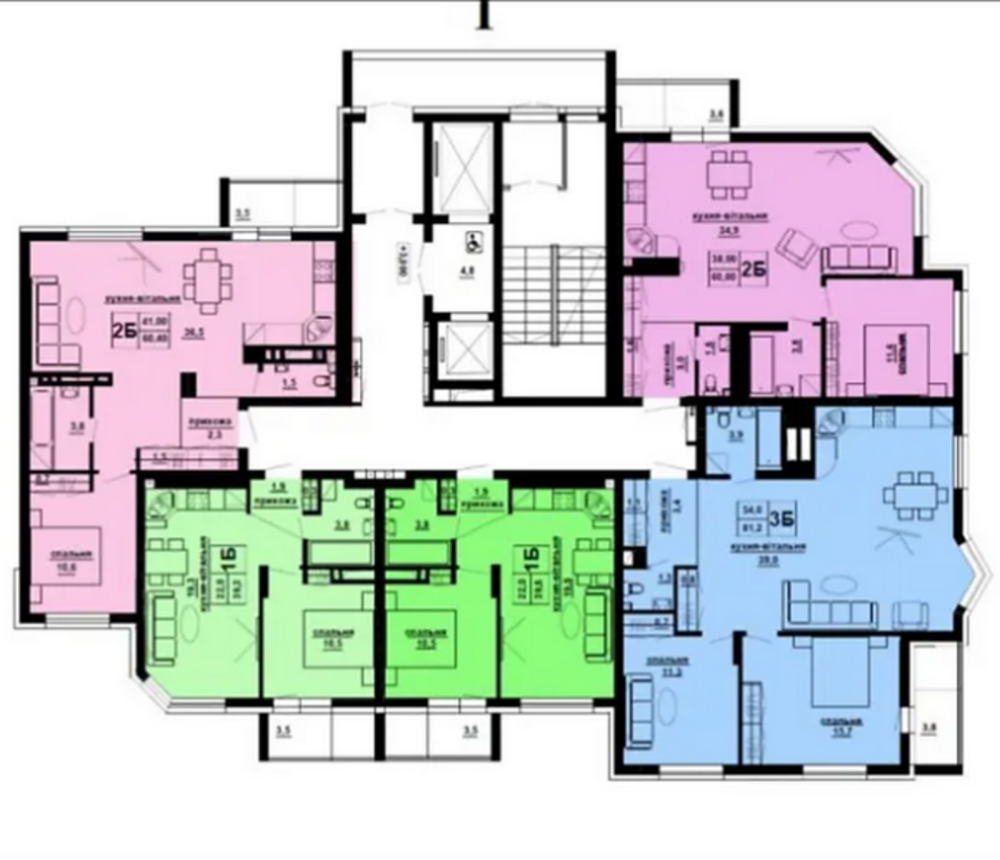 Продаж 1к квартири 41.2 кв. м на вул. Микулинецька Тернопіль - фото 2