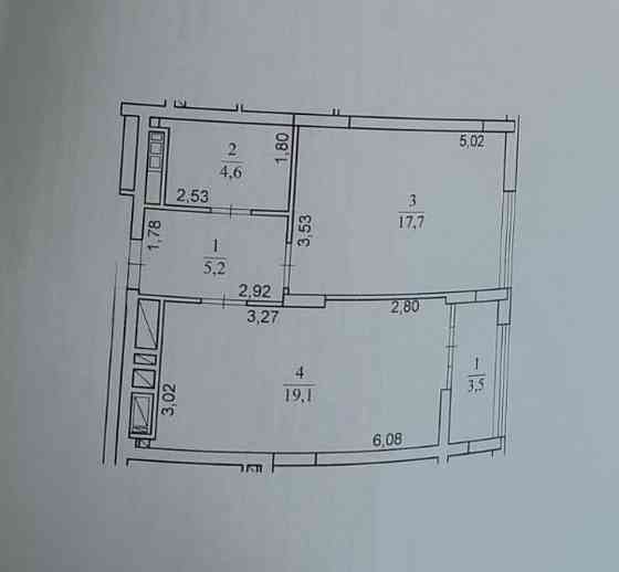 Продаж 1к Квартира 52 кв.м проїзд Шпаковський 29 Zhytomyr