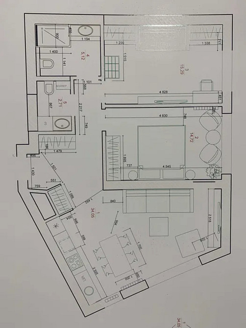 Продаж Квартира 3-кімнатна, 20/22 поверх на Митрополита Василя Липківського вул. (Урицького), 16а Київ - фото 2