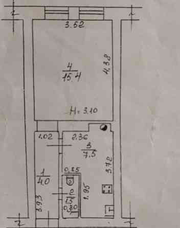1-комнатная квартира в центре Одессы с автономным отоплением Одеса