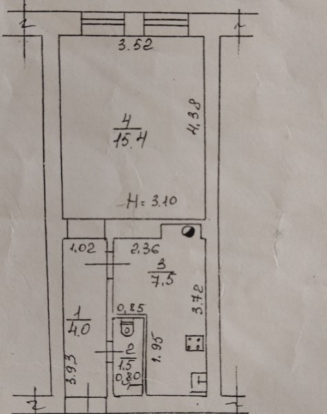1-комнатная квартира в центре Одессы с автономным отоплением Одеса - фото 6
