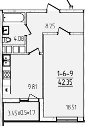 Продаж Квартира 1-кімнатна, 6/24 поверх на Краснова ул. Odessa - photo 2