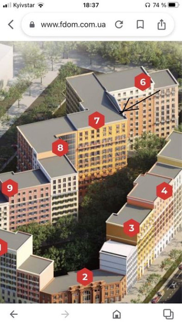 1-комнатная квартира на Таирова Одеса - фото 6