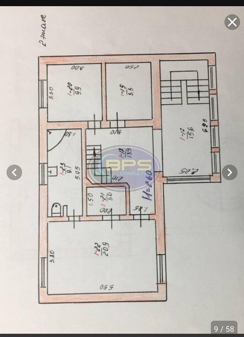 Продаж 3-поверховий Будинок з ділянкою 6.7 сот 272 кв.м 5 кімн. на СОГ Лебедь, 10 лінія вул. Сухий Лиман - фото 10
