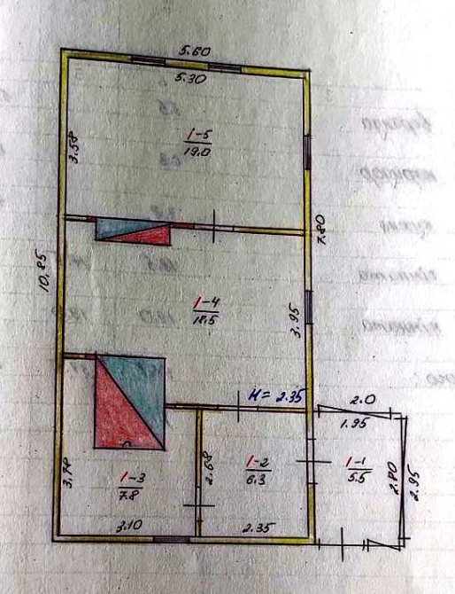 Продаж 1-поверховий Будинок з ділянкою 87 сот 52 кв.м 2 кімн. на с. Буймир Житомир - фото 3