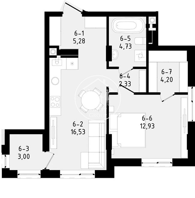 Продаж Квартира 1-кімнатна, 2/6 поверх на Лісна, 51А Львів - фото 2