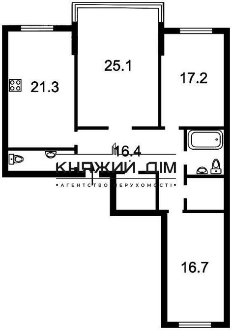 Просторная, комфортная 4-х к. кв. в ЖК Київ - фото 12